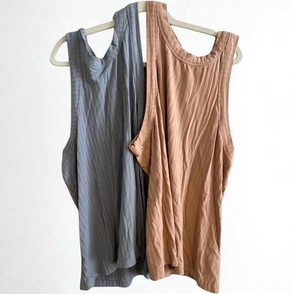 FP Movement by Free People Tops - FP Movement by Free People Blissed Out Racerback Ribbed Tanks